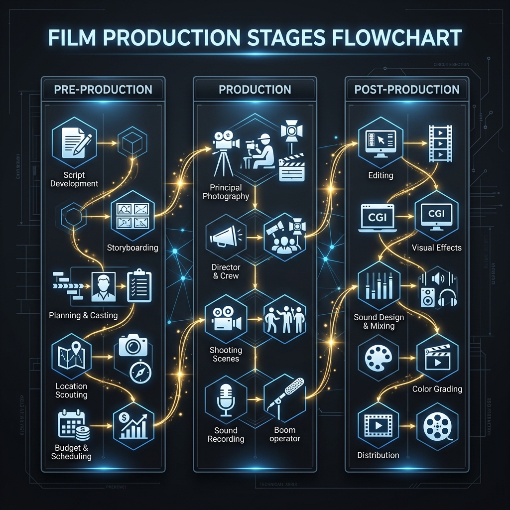 Production Pipeline Flowchart